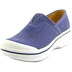 nib // dansko kids vesta canvas blue size 26